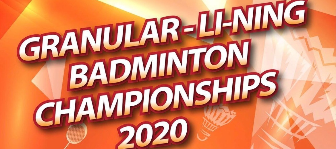 เชิญชมและเชียร์ GRANULAR - LI-NING BADMINTON CHAMPIONSHIPS 2020 
