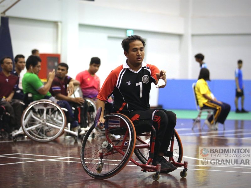 การแข่งขันกีฬาคนพิการชิงแชมป์ประเทศไทย 2562 รูปภาพกีฬาแบดมินตัน