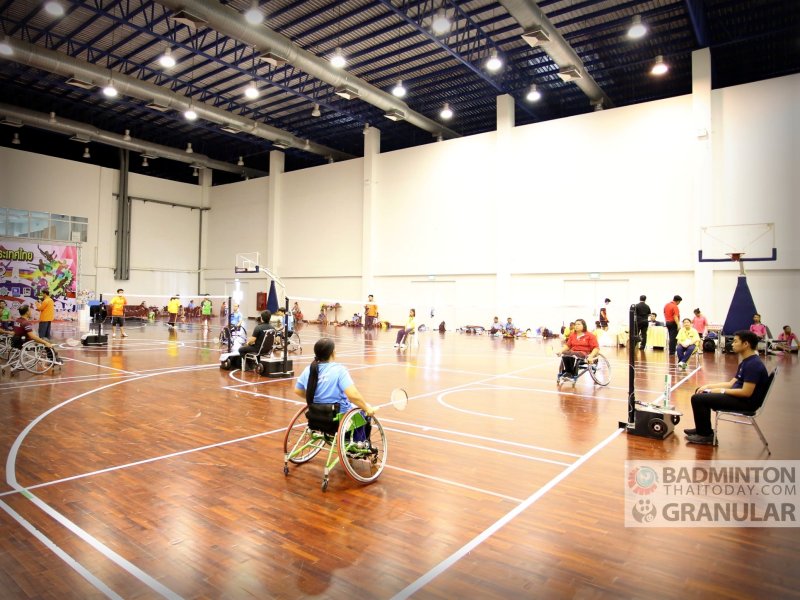 การแข่งขันกีฬาคนพิการชิงแชมป์ประเทศไทย 2562 รูปภาพกีฬาแบดมินตัน