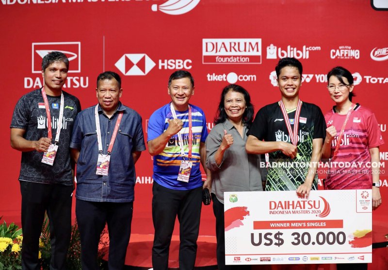 DAIHATSU Indonesia Masters 2020 รูปภาพกีฬาแบดมินตัน