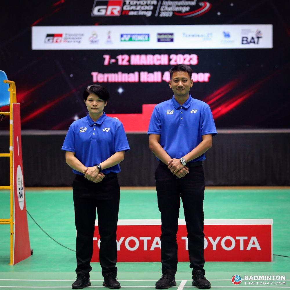 TOYOTA Gazoo Racing Thailand International Challenge 2023 รูปภาพกีฬาแบดมินตัน