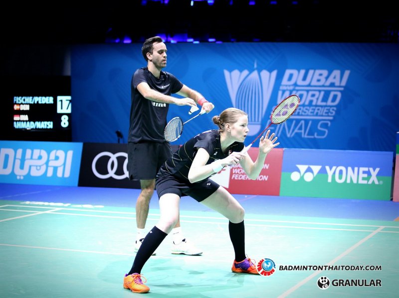 Joachim Fischer Nielsen - Christinna Pedersen@ Dubai World Superseries Final 2016 รูปภาพกีฬาแบดมินตัน