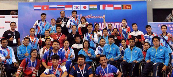 ทีมนักกีฬาคนพิการทีมชาติไทย คว้า 5 เหรียญทอง 2 เหรียญเงิน 3 เหรียญทองแดง