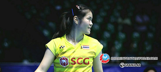 ครีม แพ้ สาวน้อยจากจีนแบบสนุก 1-2 เกมส์ ในศึก OUE Singapore Open