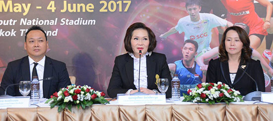 งานแถลงข่าว การแข่งขัน SCG Thailand Open 2017
