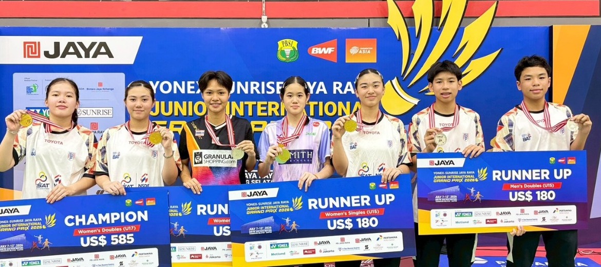 Jaya Raya Junior ไทยคว้า 3 แชมป์ 3 รอง