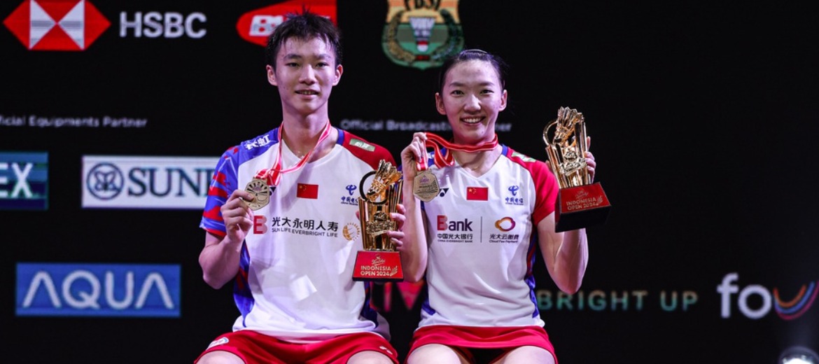 Indonesia Open 2024 “จีน”คว้า 4 แชมป์ มือวางหนึ่งแพ้เรียบ