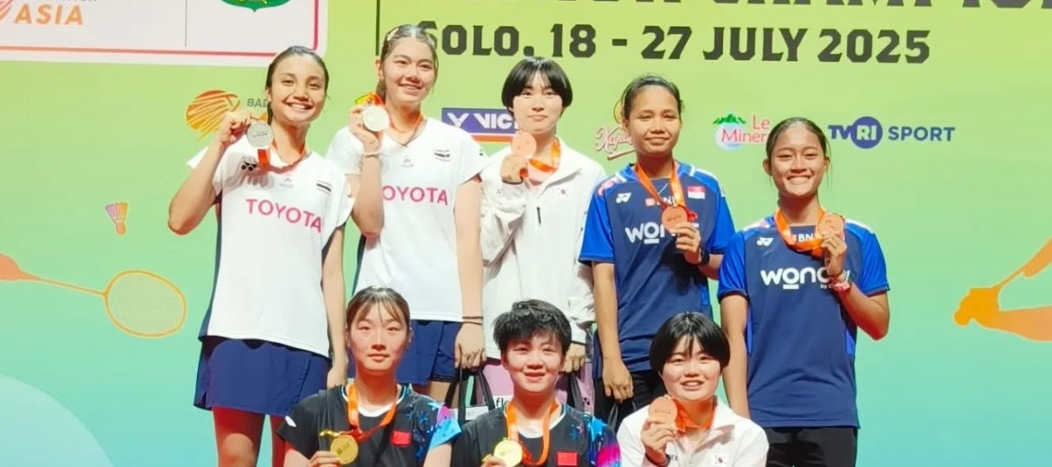 หญิงคู่ไทยได้รองแชมป์เยาวชนเอเชีย