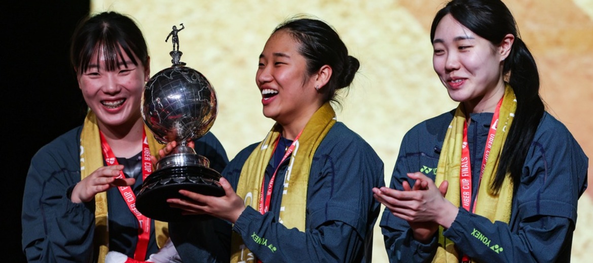 Thomas & Uber Cup 2026 ทีมหญิงเกาหลีโค่นจีนคว้าแชมป์ ทีมชายจีนไม่พลาด 